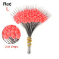 300Pcs silicon Space Bean Profession Fishing Float Resistance Anti-Strand Fish Line fishing gear Connector Stopper 0.8/1.5/2.5#