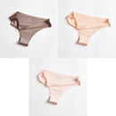 3pcs Women's Panties Underwear Thongs Sexy Lingerie Seamless Sports Female Tanga For Woman Ice Silk Seamless Panties For Women