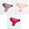 3pcs Women's Panties Underwear Thongs Sexy Lingerie Seamless Sports Female Tanga For Woman Ice Silk Seamless Panties For Women