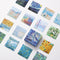 45Pcs/box Beautiful Scenery Stickers Cute Colorful Cloud Stickers Journal Diary Scrapbooking Stationery Decoration Stickers