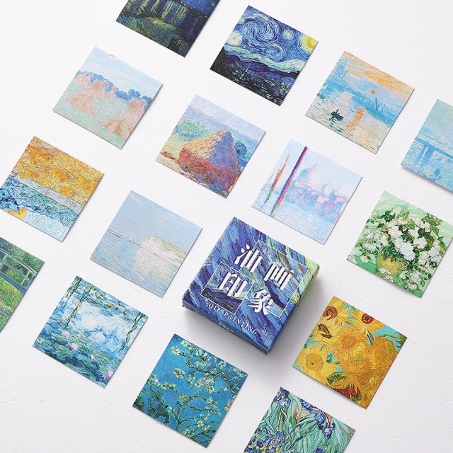 45Pcs/box Beautiful Scenery Stickers Cute Colorful Cloud Stickers Journal Diary Scrapbooking Stationery Decoration Stickers