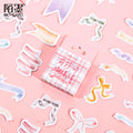 45Pcs/box Beautiful Scenery Stickers Cute Colorful Cloud Stickers Journal Diary Scrapbooking Stationery Decoration Stickers