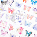 45Pcs/box Beautiful Scenery Stickers Cute Colorful Cloud Stickers Journal Diary Scrapbooking Stationery Decoration Stickers