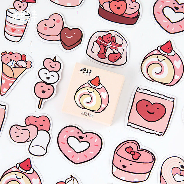 45Pcs/box Beautiful Scenery Stickers Cute Colorful Cloud Stickers Journal Diary Scrapbooking Stationery Decoration Stickers