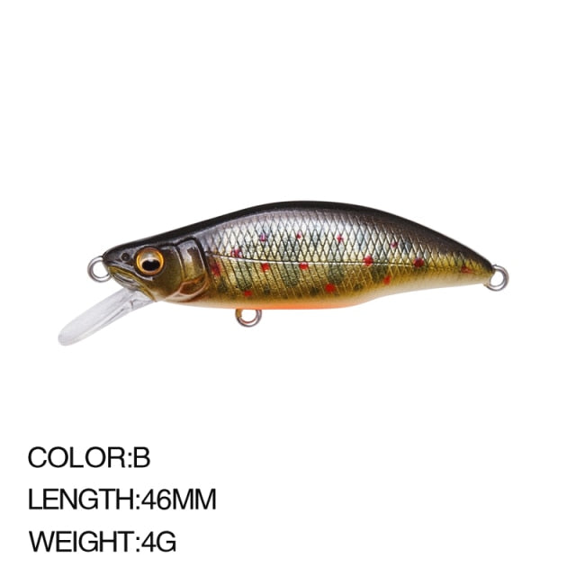Japan Hot Model Sinking Minnow Fishing Lures 52mm 4.5g Jerkbait Bass Pike Carkbait Wobblers Swimbait Professional Hard Bait
