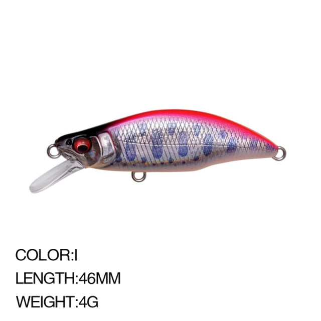 Japan Hot Model Sinking Minnow Fishing Lures 52mm 4.5g Jerkbait Bass Pike Carkbait Wobblers Swimbait Professional Hard Bait