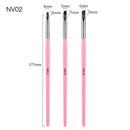 3pcs/Set Nail Art Line Painting Pen Slim 3D Tips Acrylic UV Gel Brushes Drawing Colorful Line Grid Design Nail Manicure Tools