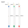 3pcs/Set Nail Art Line Painting Pen Slim 3D Tips Acrylic UV Gel Brushes Drawing Colorful Line Grid Design Nail Manicure Tools
