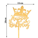 Happy Birthday Cake Topper Acrylic Letter Cake Toppers Party Supplies Happy Birthday Black Cake Decorations Boy 33 Designs