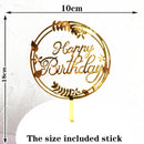 Happy Birthday Cake Topper Acrylic Letter Cake Toppers Party Supplies Happy Birthday Black Cake Decorations Boy 33 Designs