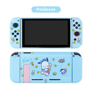 Minithink For Nintend Switch Case Cute Cartoon Full Cover Split Shell Joy-Con Controller Hard TPU Protector NS Accessories