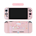 Minithink For Nintend Switch Case Cute Cartoon Full Cover Split Shell Joy-Con Controller Hard TPU Protector NS Accessories