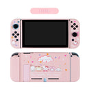 Minithink For Nintend Switch Case Cute Cartoon Full Cover Split Shell Joy-Con Controller Hard TPU Protector NS Accessories