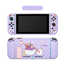 Minithink For Nintend Switch Case Cute Cartoon Full Cover Split Shell Joy-Con Controller Hard TPU Protector NS Accessories