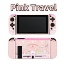 Minithink For Nintend Switch Case Cute Cartoon Full Cover Split Shell Joy-Con Controller Hard TPU Protector NS Accessories