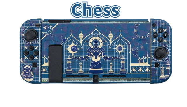 Minithink For Nintend Switch Case Cute Cartoon Full Cover Split Shell Joy-Con Controller Hard TPU Protector NS Accessories