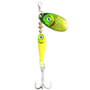 LUSHAZER Fishing spinner bait 9g spoon lure metal baits treble hook isca artificial fish wobbler feeder carp spinnerbait