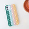 Push it Stress Relief Case For iPhone 12 Mini 11 Pro Fidget Toys Press Soft Silicone Cover for iphone XR XS Max 7 8 Plus SE 2