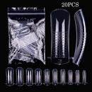 Quick Building Nail Mold Tips Nail Dual Forms Finger Extension Nail Art UV Extend Gel  Nail Extension Tool