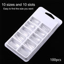 Quick Building Nail Mold Tips Nail Dual Forms Finger Extension Nail Art UV Extend Gel  Nail Extension Tool