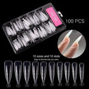 Quick Building Nail Mold Tips Nail Dual Forms Finger Extension Nail Art UV Extend Gel  Nail Extension Tool