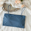 Women's Tube Top Invisible Bra Sexy Bandeau Strapless Top Underwear Streetwear Crop Top Seamless Bustier Sexy Lingerie Tops