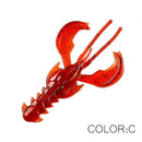 Supercontinent CRAZY 65mm/40mm Lobster Soft Plastic Lure Fishing Lures Attractive Shrimp odor salt Wobbler