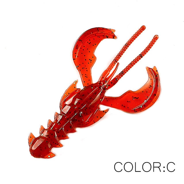 Supercontinent CRAZY 65mm/40mm Lobster Soft Plastic Lure Fishing Lures Attractive Shrimp odor salt Wobbler