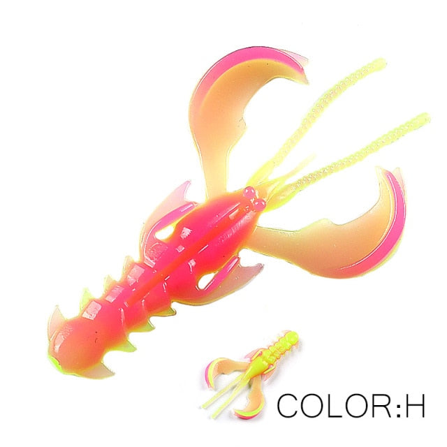 Supercontinent CRAZY 65mm/40mm Lobster Soft Plastic Lure Fishing Lures Attractive Shrimp odor salt Wobbler
