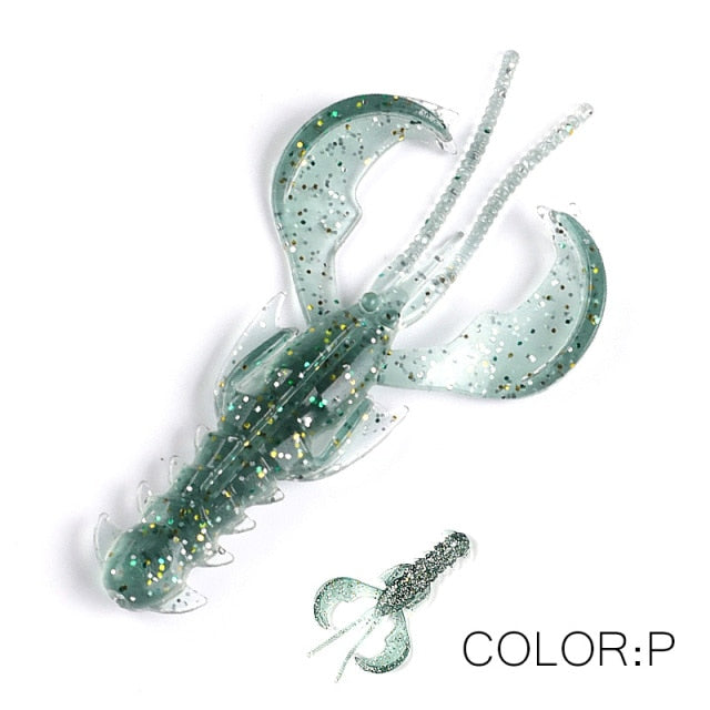 Supercontinent CRAZY 65mm/40mm Lobster Soft Plastic Lure Fishing Lures Attractive Shrimp odor salt Wobbler