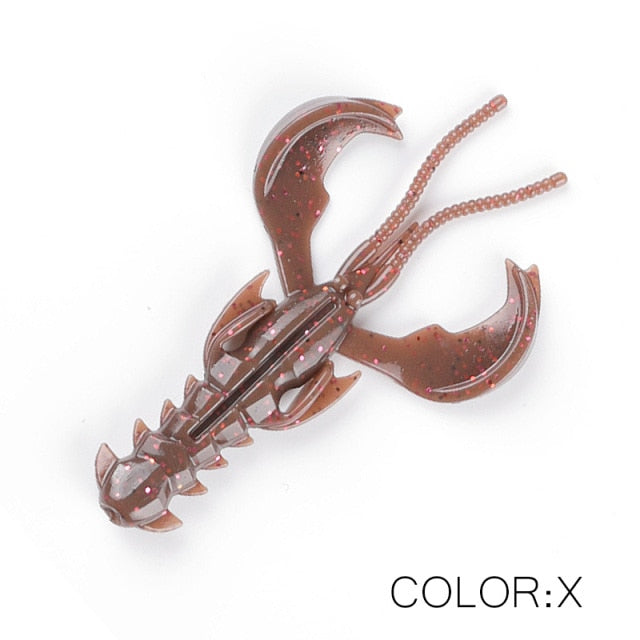 Supercontinent CRAZY 65mm/40mm Lobster Soft Plastic Lure Fishing Lures Attractive Shrimp odor salt Wobbler