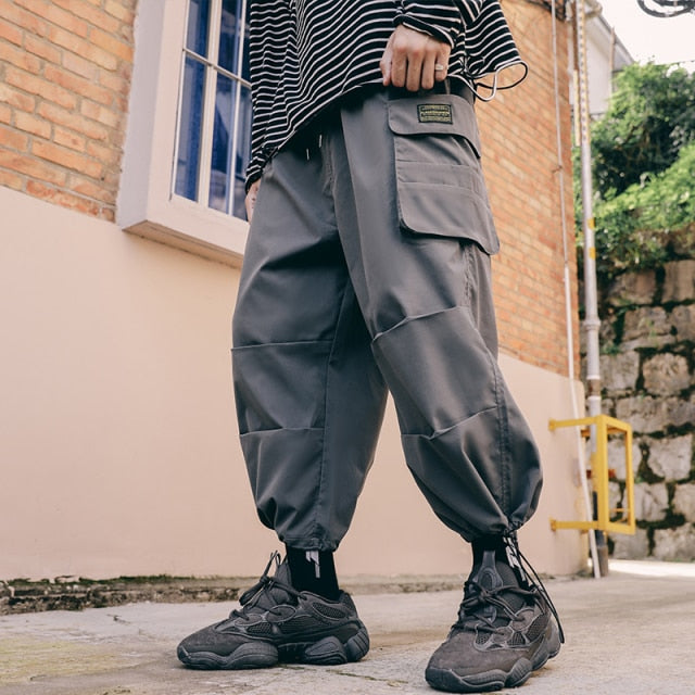 2021 Men's Harem Pants New Fashion Jogger Sweatpants Korean Man Loose Oversized Trousers Funny Streetwear Male Casual Pants 5XL