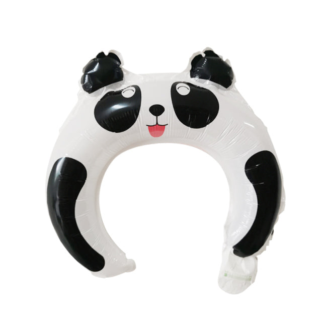20pcs Cute Animal Tiara Headband Balloon Frog Panda Fox Tiger Cat Baby Shower Kids Toy Happy Birthday Wedding Party Decoration