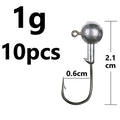 1g 2g 3g 4g 5g 10g 20g 22g 25g 28g crank Jig head hook fishing hook head Jig lure hard bait soft worm jig hook for fishing