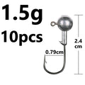 1g 2g 3g 4g 5g 10g 20g 22g 25g 28g crank Jig head hook fishing hook head Jig lure hard bait soft worm jig hook for fishing