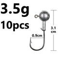 1g 2g 3g 4g 5g 10g 20g 22g 25g 28g crank Jig head hook fishing hook head Jig lure hard bait soft worm jig hook for fishing