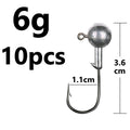 1g 2g 3g 4g 5g 10g 20g 22g 25g 28g crank Jig head hook fishing hook head Jig lure hard bait soft worm jig hook for fishing
