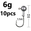 1g 2g 3g 4g 5g 10g 20g 22g 25g 28g crank Jig head hook fishing hook head Jig lure hard bait soft worm jig hook for fishing