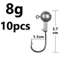 1g 2g 3g 4g 5g 10g 20g 22g 25g 28g crank Jig head hook fishing hook head Jig lure hard bait soft worm jig hook for fishing