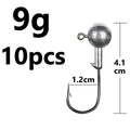 1g 2g 3g 4g 5g 10g 20g 22g 25g 28g crank Jig head hook fishing hook head Jig lure hard bait soft worm jig hook for fishing