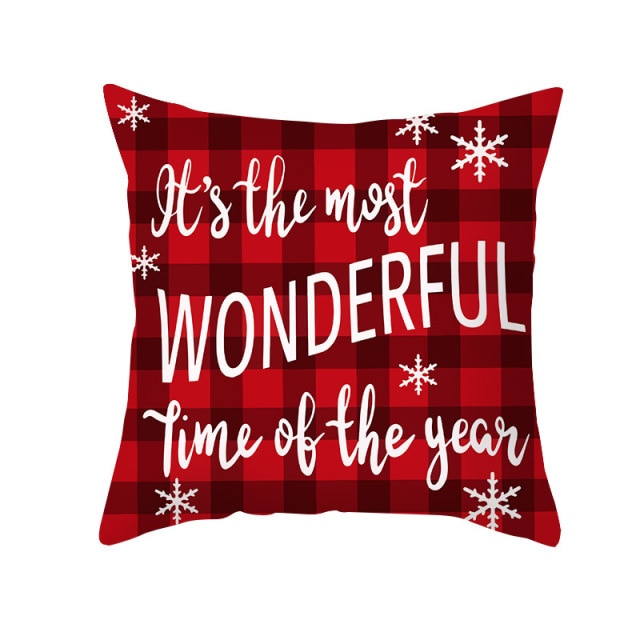 Christmas decoration cover 45*45 Pillowcase sofa cushions Home Decor New Year 2020 navidad decoraciones para el hogar kerst