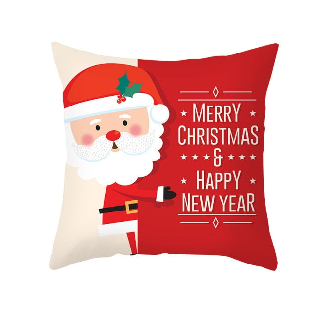 Christmas decoration cover 45*45 Pillowcase sofa cushions Home Decor New Year 2020 navidad decoraciones para el hogar kerst