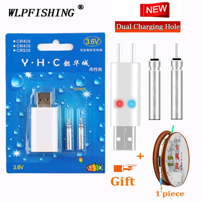 WLPFISHING Fishing Floats Electric Floats Rechargeable CR425 Battery Fishing Float Accessory Suit for Different Charger Devices