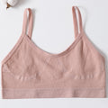 Women Sexy Crop Tops Bra Tube Top Female Streetwear Bandeau Sleeveless Seamless Sports Bra Crop Top Camis Tee Top Basic Tank