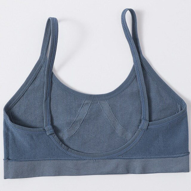 Women Sexy Crop Tops Bra Tube Top Female Streetwear Bandeau Sleeveless Seamless Sports Bra Crop Top Camis Tee Top Basic Tank