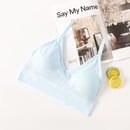 Women Sexy Crop Tops Bra Tube Top Female Streetwear Bandeau Sleeveless Seamless Sports Bra Crop Top Camis Tee Top Basic Tank