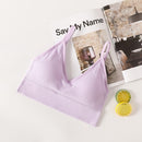 Women Sexy Crop Tops Bra Tube Top Female Streetwear Bandeau Sleeveless Seamless Sports Bra Crop Top Camis Tee Top Basic Tank