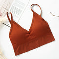 Women Sexy Crop Tops Bra Tube Top Female Streetwear Bandeau Sleeveless Seamless Sports Bra Crop Top Camis Tee Top Basic Tank