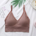 Women Sexy Crop Tops Bra Tube Top Female Streetwear Bandeau Sleeveless Seamless Sports Bra Crop Top Camis Tee Top Basic Tank