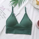 Women Sexy Crop Tops Bra Tube Top Female Streetwear Bandeau Sleeveless Seamless Sports Bra Crop Top Camis Tee Top Basic Tank